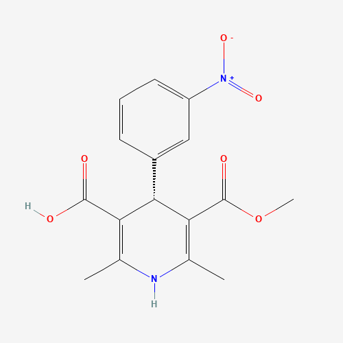 (S)-(+)-1,4-Dihydro-2,6-dimethyl-4-(3-nitrophenyl)-3,5-pyridinedicarboxylic Acid Monomethyl Ester (CAS: 76093-34-0) - Related Chemical Product