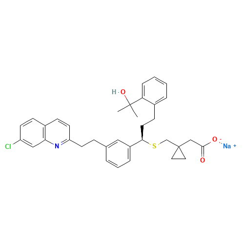 Dihydro Montelukast Sodium Salt (CAS: 142147-98-6) - Related Chemical Product