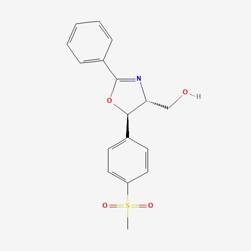 (4R,5R)-4,5-Dihydro-5-[4-(methylsulfonyl)phenyl]-2-phenyl-4-oxazolemethanol (CAS: 96795-00-5) - Related Chemical Product