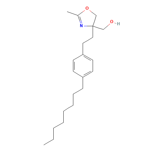 4,5-Dihydro-2-methyl-4-[2-(4-octylphenyl)ethyl]-4-oxazolemethanol (CAS: 402616-28-8) - Related Chemical Product