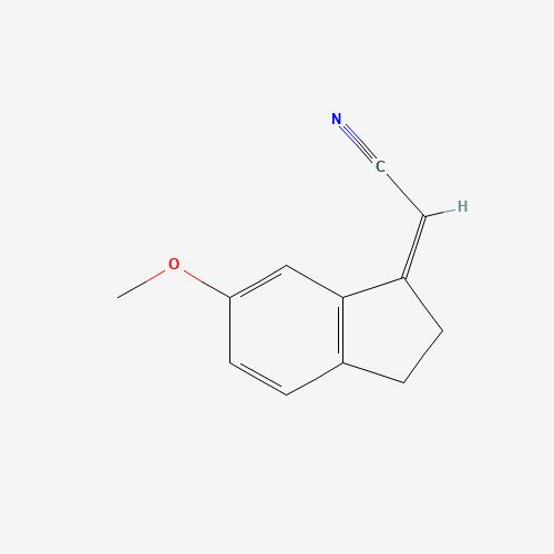 (2Z)-2-(2,3-Dihydro-6-methoxy-1H-inden-1-ylidene)acetonitrile (CAS: 468104-14-5) - Related Chemical Product