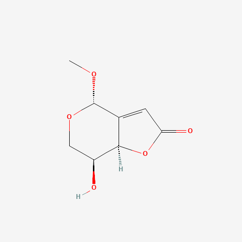 [4S-(4a,7b,7aa)]-7,7a-Dihydro-7-hydroxy-4-methoxy-4H-furo[3,2-c]pyran-2(6H)-one (CAS: 123251-08-1) - Related Chemical Product