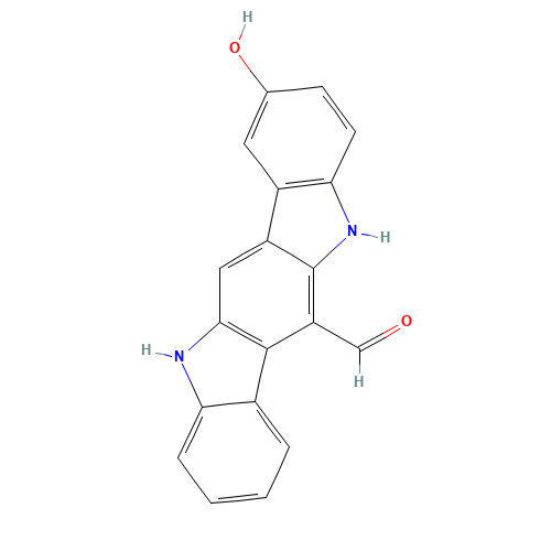 5,11-Dihydro-2-hydroxyindolo[3,2-b]carbazole-6-carboxaldehyde (CAS: 549548-26-7) - Related Chemical Product