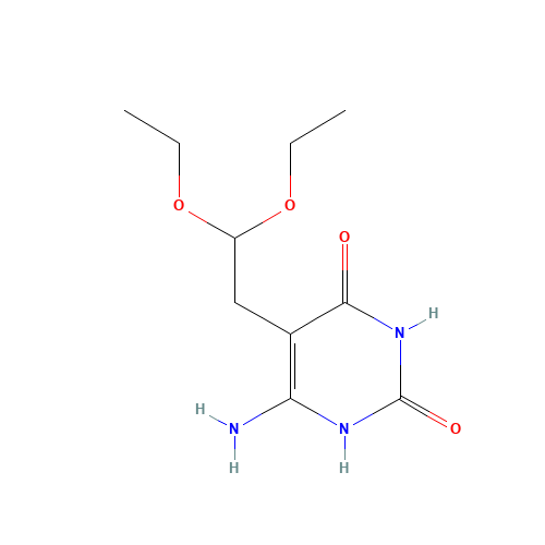 2,4-Dihydroxy-6-amino-5-diethoxyethylpyrimidine (CAS: 102879-75-4) - Related Chemical Product