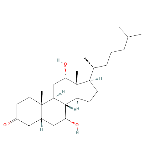 7a,12a-Dihydroxy-5b-cholestan-3-one (CAS: 547-97-7) - Related Chemical Product
