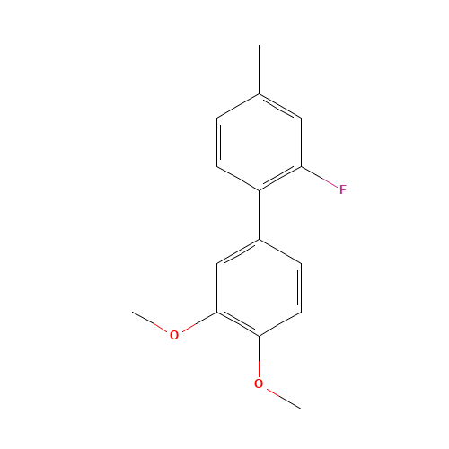 3',4'-Dimethoxy-2-fluoro-4-methylbiphenyl (CAS: 1346601-39-5) - Related Chemical Product
