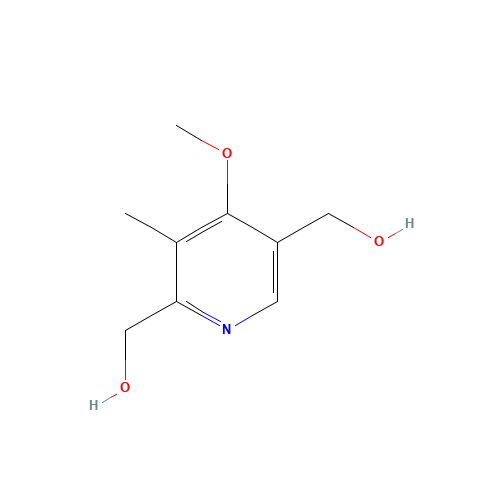 2,5-Dihydroxymethyl-4-methoxy-3-methylpyridine (CAS: 120003-76-1) - Related Chemical Product