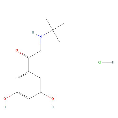 1-(3,5-Dihydroxyphenyl)-2-[(1,1-dimethylethyl)amino]-ethanone Hydrochloride (CAS: 1246815-70-2) - Related Chemical Product