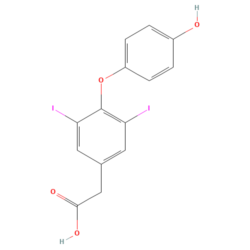 3,5-Diiodo Thyroacetic Acid (CAS: 1155-40-4) - Related Chemical Product