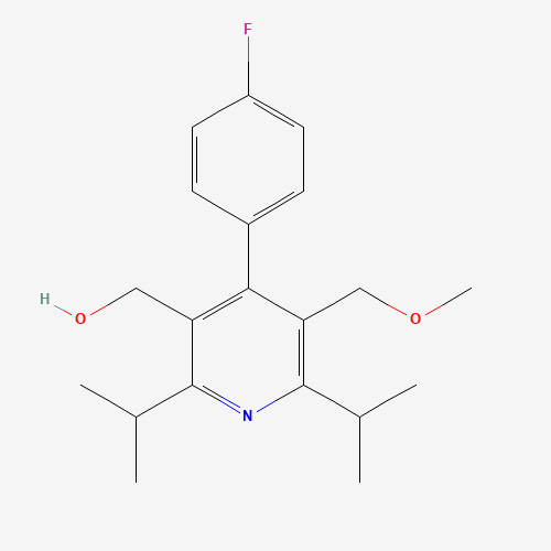 2,6-Diisopropyl-4-(4-fluorophenyl)-3-hydroxymethyl-5-methoxypyridine (CAS: 124864-27-3) - Related Chemical Product