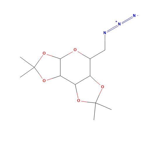 1,2:3,4-Di-O-isopropylidene-6-deoxy-6-azido-a-D-galactopyranose (CAS: 4711-00-6) - Related Chemical Product