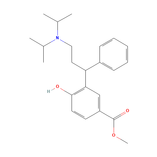 N,N-Diisopropyl-3-[(5-methoxycarbonyl)-2-hydroxy)phenyl]-3-phenyl-propylamine (CAS: 214601-16-8) - Related Chemical Product