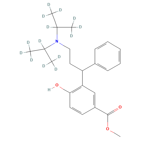 N,N-Diisopropyl-d14-3-[(5-methoxycarbonyl)-2-hydroxy)phenyl]-3-phenyl-propylamine (CAS: 1189439-59-5) - Related Chemical Product