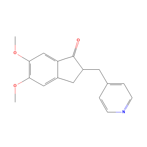 5,6-Dimethoxy-2-(4-pyridylmethyl)-1-indanone (CAS: 4803-57-0) - Related Chemical Product
