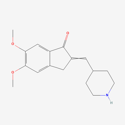 5,6-Dimethoxy-2-(4-piperidinyl)methyleneindan-1-one (Donepezil Impurity) (CAS: 149874-91-9) - Related Chemical Product