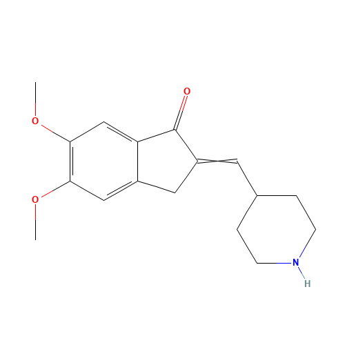 5,6-Dimethoxy-2-(4-piperidinyl)methyleneindan-1-one (Donepezil Impurity) (CAS: 149874-91-9) - Related Chemical Product