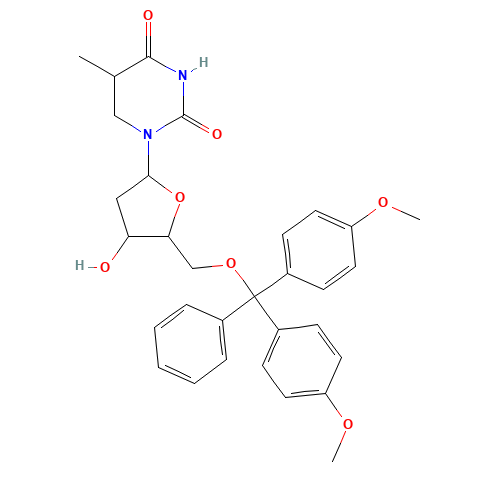 5'-O-(4,4'-Dimethoxytrityl)-3'-b-hydroxythymidine (CAS: 112501-53-8) - Related Chemical Product