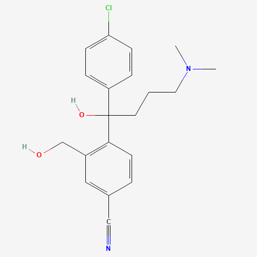 4-[4-(Dimethylamino)-1-(4'-chlorophenyl)-1-hydroxybutyl]-3-(hydroxymethyl)-benzonitrile (CAS: 1076200-05-9) - Related Chemical Product