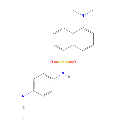4-(N-1-Dimethylaminonaphthalene-5-sulfonylamino)phenyl Isothiocyanate (CAS: 102417-94-7) - Related Chemical Product