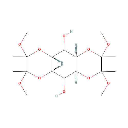 3,4-O-[(1R,2R)-1,2-Dimethoxy-1,2-dimethyl-1,2-ethanediyl]-1,6-O-[(1S,2S)-1,2-dimethoxy-1,2-dimethyl-1,2-ethanediyl]-D-myo-inositol (CAS: 176798-27-9) - Related Chemical Product