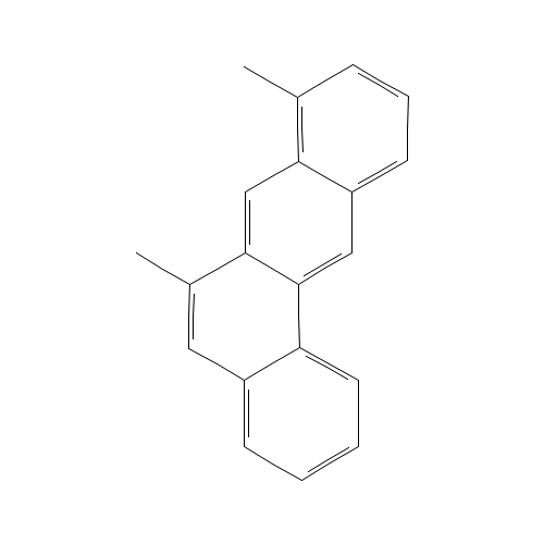 6,8-Dimethylbenz[a]anthracene (CAS: 317-64-6) - Chemical Structure and Molecular Formula 