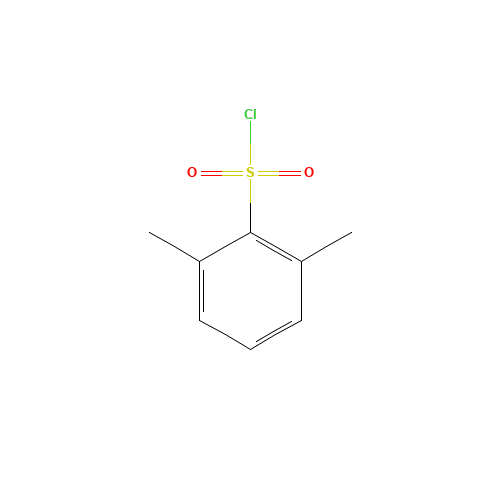 2,6-Dimethylbenzenesulfonyl Chloride (CAS: 2905-29-5) - Chemical Structure and Molecular Formula 