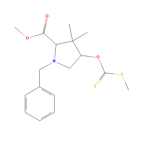 O-[(2S)-3,3-Dimethyl-N-benzyl-proline Methyl Ester] S-Methyl Xanthate (CAS: 1219237-13-4) - Related Chemical Product