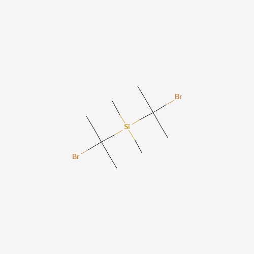 Dimethylbis(a-bromoisopropyl)silane (CAS: 55644-08-1) - Chemical Structure and Molecular Formula 