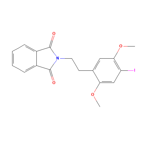 N-[2-(2,5-Dimethoxy-4-iodophenyl)ethyl]phthalimide (CAS: 64584-29-8) - Related Chemical Product