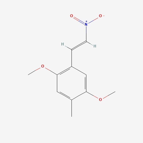 2,5-Dimethoxy-4-methyl-b-nitrostyrene (CAS: 25505-64-0) - Chemical Structure and Molecular Formula 