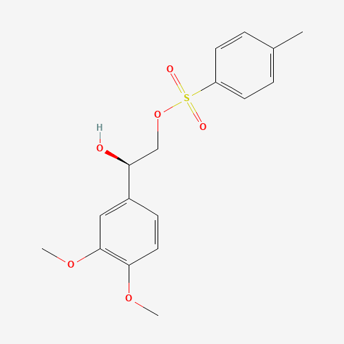 (R)-1-(3,4-Dimethoxyphenyl)-2-(tosyloxy)ethanol (CAS: 833353-09-6) - Related Chemical Product