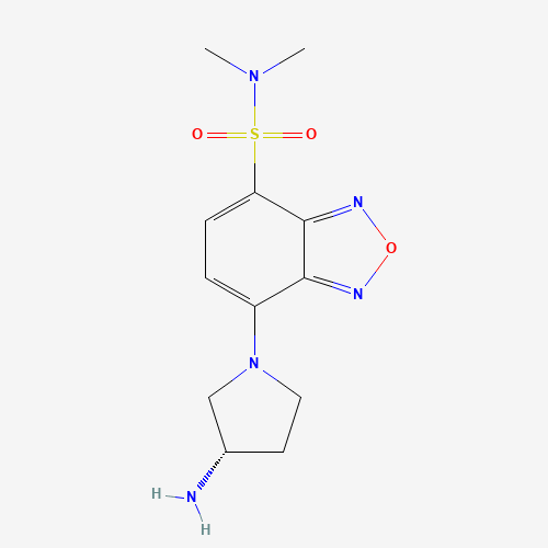(S)-4-(N,N-Dimethylaminosulfonyl)-7-(3-aminopyrrolidin-1-yl)-2,1,3-benzoxadiazole (CAS: 143112-50-9) - Related Chemical Product