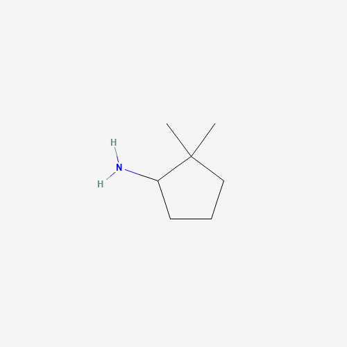 2,2-Dimethyl Cyclopentanamine (CAS: 345658-02-8) - Chemical Structure and Molecular Formula 