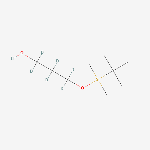 3-[[(1,1-Dimethylethyl)dimethylsilyl]oxy]-1-propanol-d6 (CAS: 1224439-44-4) - Related Chemical Product