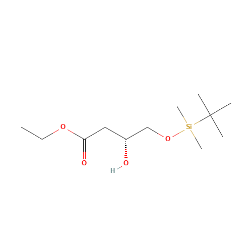 (3R)-4-[[(1,1-Dimethylethyl)dimethylsilyl]oxy]-3-hydroxy-butanoic Acid Ethyl Ester (CAS: 188635-30-5) - Related Chemical Product