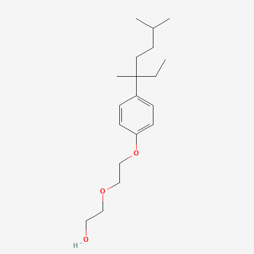 4-(3',6'-Dimethyl-3'-heptyl)phenol Diethoxylate (CAS: 1119449-38-5) - Chemical Structure and Molecular Formula 