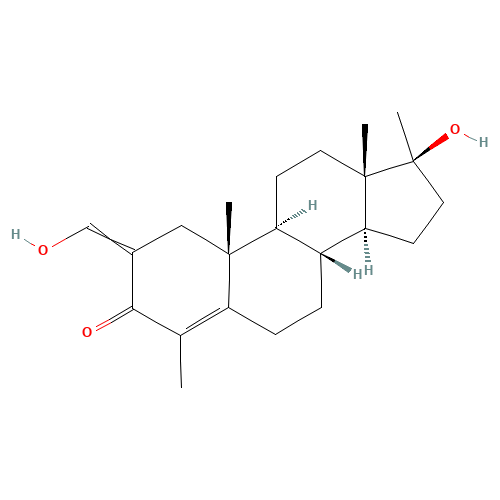 4,17a-Dimethyl-2-hydroxymethylene Testosterone (CAS: 38539-99-0) - Related Chemical Product