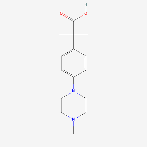 a,a-Dimethyl-4-(4-methyl-1-piperazinyl)benzeneacetic Acid (CAS: 1018660-87-1) - Related Chemical Product