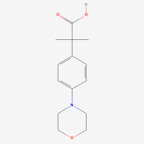 a,a-Dimethyl-4-(4-morpholinyl)benzeneacetic Acid (CAS: 1018614-94-2) - Related Chemical Product
