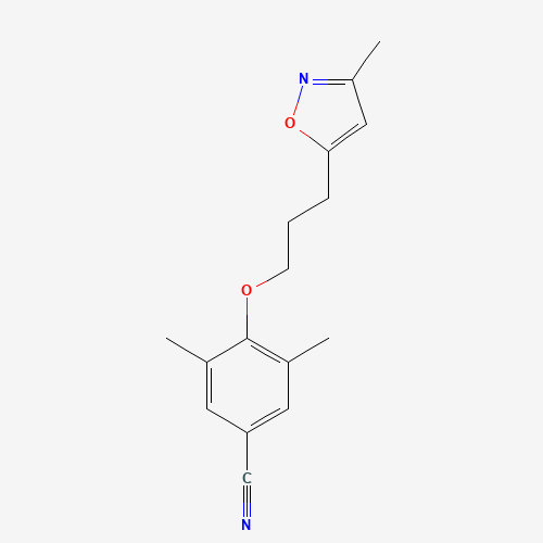 3,5-Dimethyl-4-[3-(3-methyl-5-isoxazolyl)propoxy]-benzonitrile (CAS: 130226-18-5) - Related Chemical Product