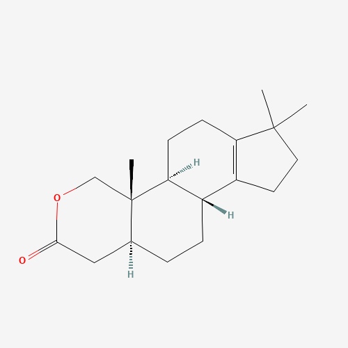 (5a)-17,17-Dimethyl-18-nor-2-oxaandrost-13-en-3-one (CAS: 142793-21-3) - Related Chemical Product