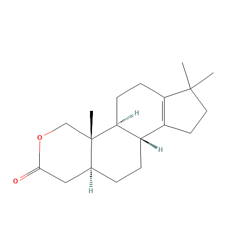 (5a)-17,17-Dimethyl-18-nor-2-oxaandrost-13-en-3-one (CAS: 142793-21-3) - Related Chemical Product