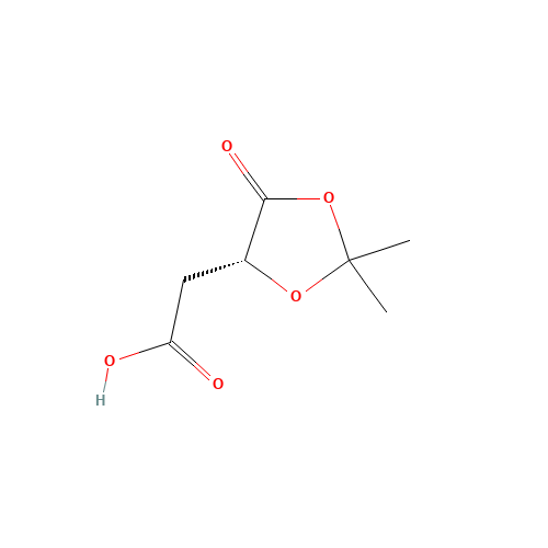 [(4R)-2,2-Dimethyl-5-oxo-1,3-dioxolan-4-yl]acetic Acid (CAS: 113278-68-5) - Related Chemical Product