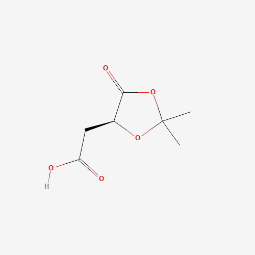[(4S)-2,2-Dimethyl-5-oxo-1,3-dioxolan-4-yl]acetic Acid (CAS: 73991-95-4) - Related Chemical Product