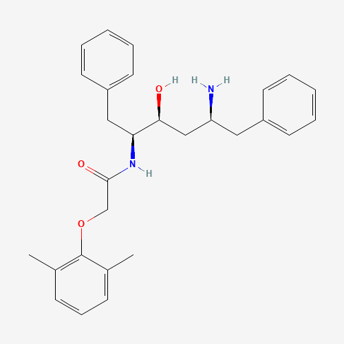 (2S,3S,5S)-2-(2,6-Dimethylphenoxyacetyl)amino-3-hydroxy-5-amino-1,6-diphenylhexane (CAS: 192725-49-8) - Related Chemical Product