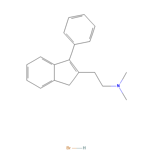 N,N-Dimethyl-3-phenyl-1H-indene-2-ethanamine Hydrobromide (CAS: 20845-65-2) - Related Chemical Product