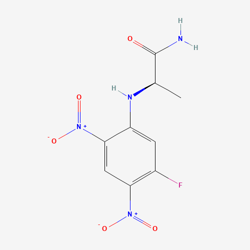 Na-(2,4-Dinitro-5-fluorophenyl)-D-alaninamide (CAS: 132055-99-3) - Related Chemical Product