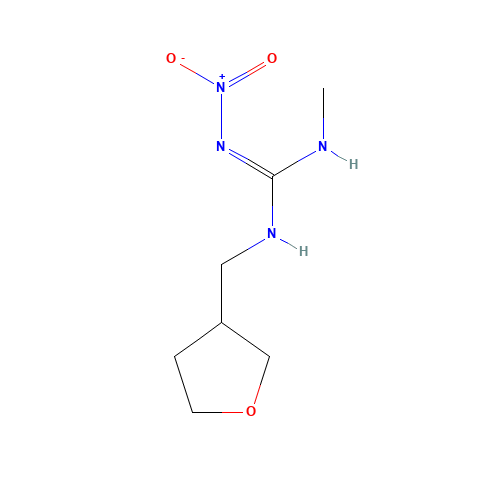Dinotefuran (CAS: 165252-70-0) - Chemical Structure and Molecular Formula 