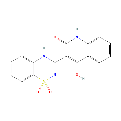 3-(1,1-Dioxido-2H-1,2,4-benzothiadiazin-3-yl)-4-hydroxy-2(1H)-quinolinone (CAS: 303776-73-0) - Related Chemical Product