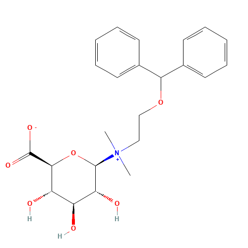 Diphenhydramine N-b-D-Glucuronide (CAS: 137908-78-2) - Related Chemical Product